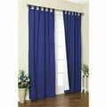 Commonwealth Home Fashions Thermalogic Insulated Solid Color Tab Top Curtain Pairs 160 x 84 in., Navy 70292-153-609-160